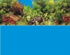 Фон 11764 раст.на камнях 30см, 7.5м голубой